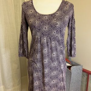 Boden Purple Mum Cotton Tunic